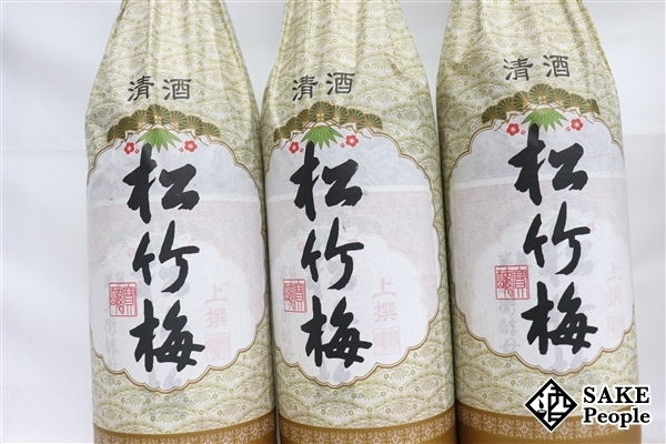 ☆1円～ 日本酒6本セット 松竹梅 上撰 1800ml 15度 2019.12 宝焼酎 京都 松竹梅 上撰 1800ml 1800mlx6本 上撰松竹梅 よろこびの清酒贈り物&frasl;ギフト上撰