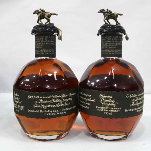 ★2本セット/ Blanton's（ブラントン）シングルバレル ブラック 40% 750ml O0F2266 ブラントン シングルバレル 750ml | 0 BOURBON