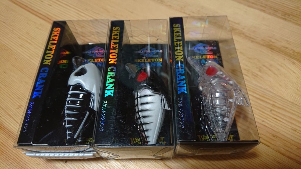 新作登場，限定セール ウォーターランド スケルトンクランク 3色 3個セット ホワイトブラック ブラックホワイト スケルトンクリア グランダー武蔵 村田基(その他)｜売買されたオークション情報、yahooの商品情報 淡水