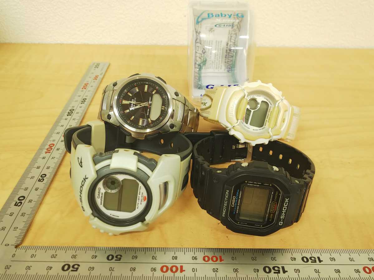 低価，新作 18 時計 CASIO カシオ G-SHOCK DWX-100 X-treme G-LIDE DW-5600E WVA-109HJ Baby-G クオーツ メンズ レディース 腕時計 まとめて(X-treme)｜売買されたオークション情報、yahooの商品情報をアーカイブ公開 - オーク G-SHOCK