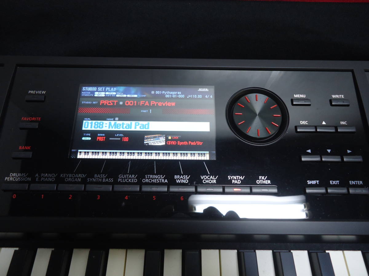 極上美品 Roland FA-08 シンセサイザー 88鍵 専用ケース 取扱説明書