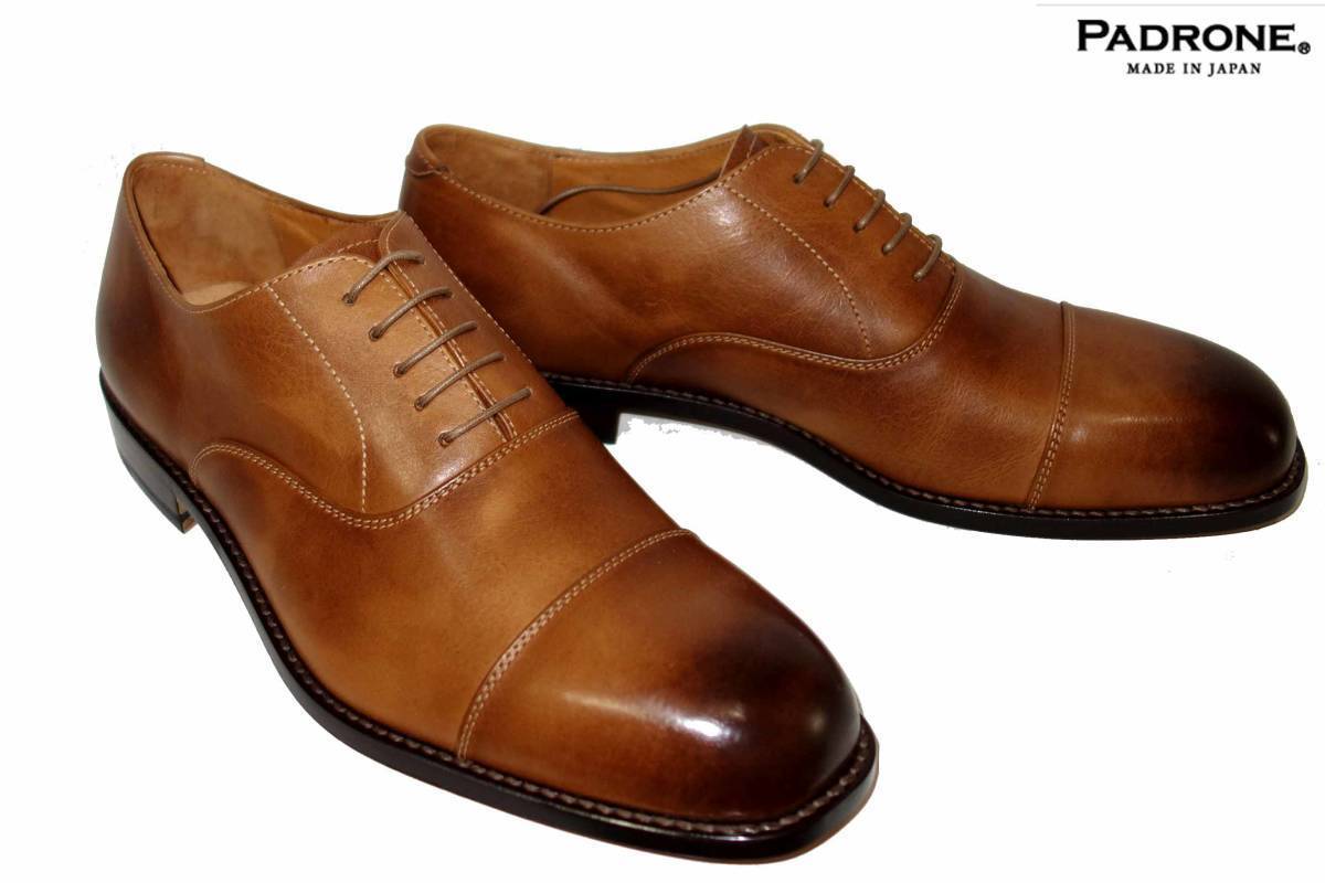 4□新作新品パドローネBALMORAL SHOESストレートシューズ42ベージュ 