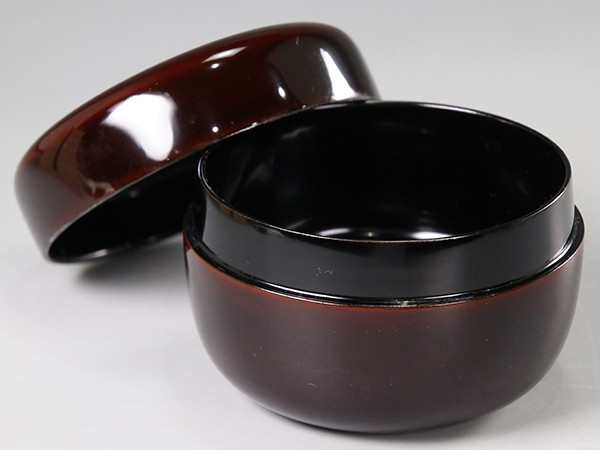 G045. 茶道具【能作】桐唐草蒔絵 平棗 共箱付属 / 茶器茶碗抹茶杓茶入