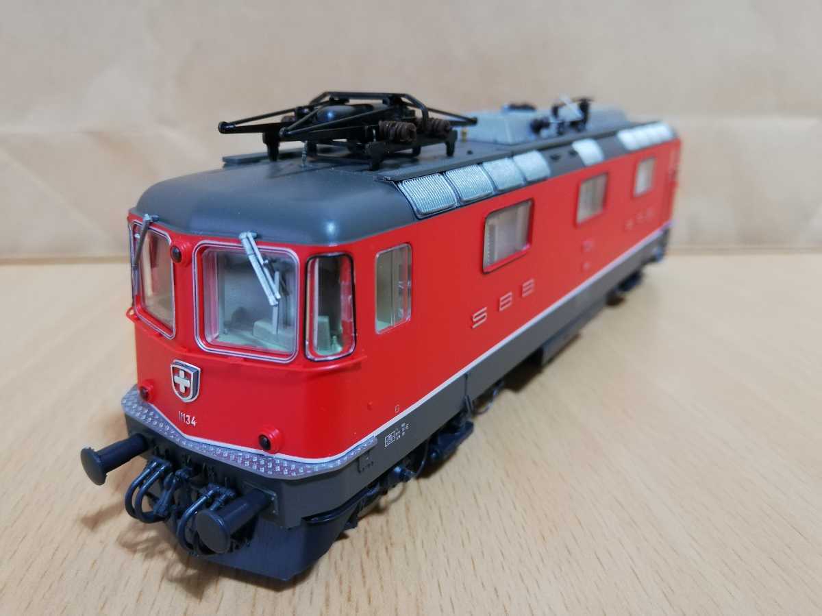 貴重 廃番 入手困難 美品! スイス SBB Re 4/4 Ⅱ 11134 人気の 赤 Roco