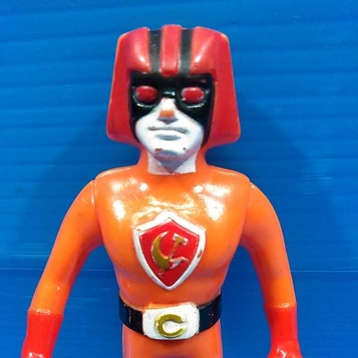 ポピー バトルフィーバーJ ソフビ人形 バトルコサック 昭和レトロ玩具