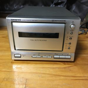 ONKYO☆メンテ済 動作良好☆INTEC185 カセットデッキ☆取説付☆K-