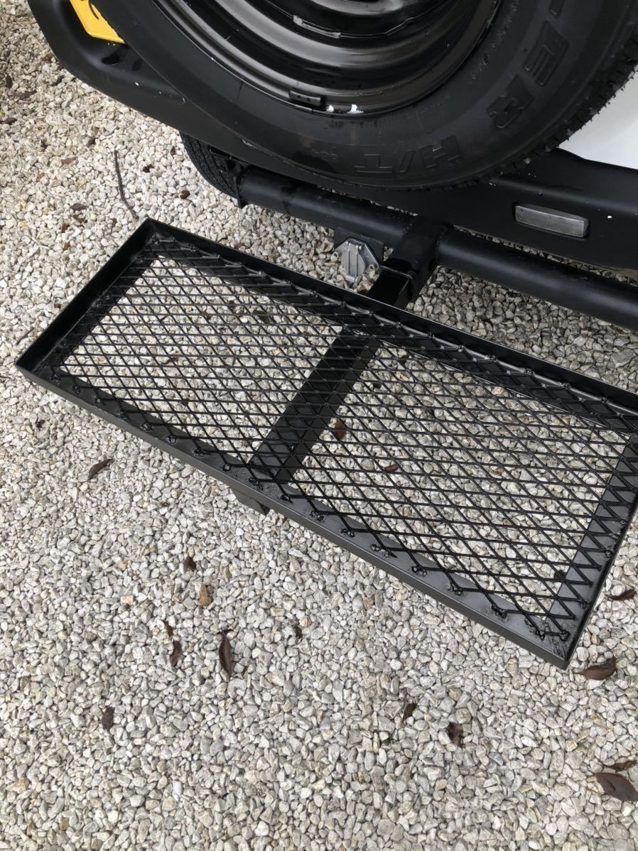  ヒッチカーゴ 小型 軽自動車にも ヒッチキャリアカーゴ ヒッチメンバー ゴミや汚れ物 野営キャンプジムニーjb23jb64ランクルデリカなどにも(ルーフキャリア)｜売買されたオークション情報、 ルーフキャリア