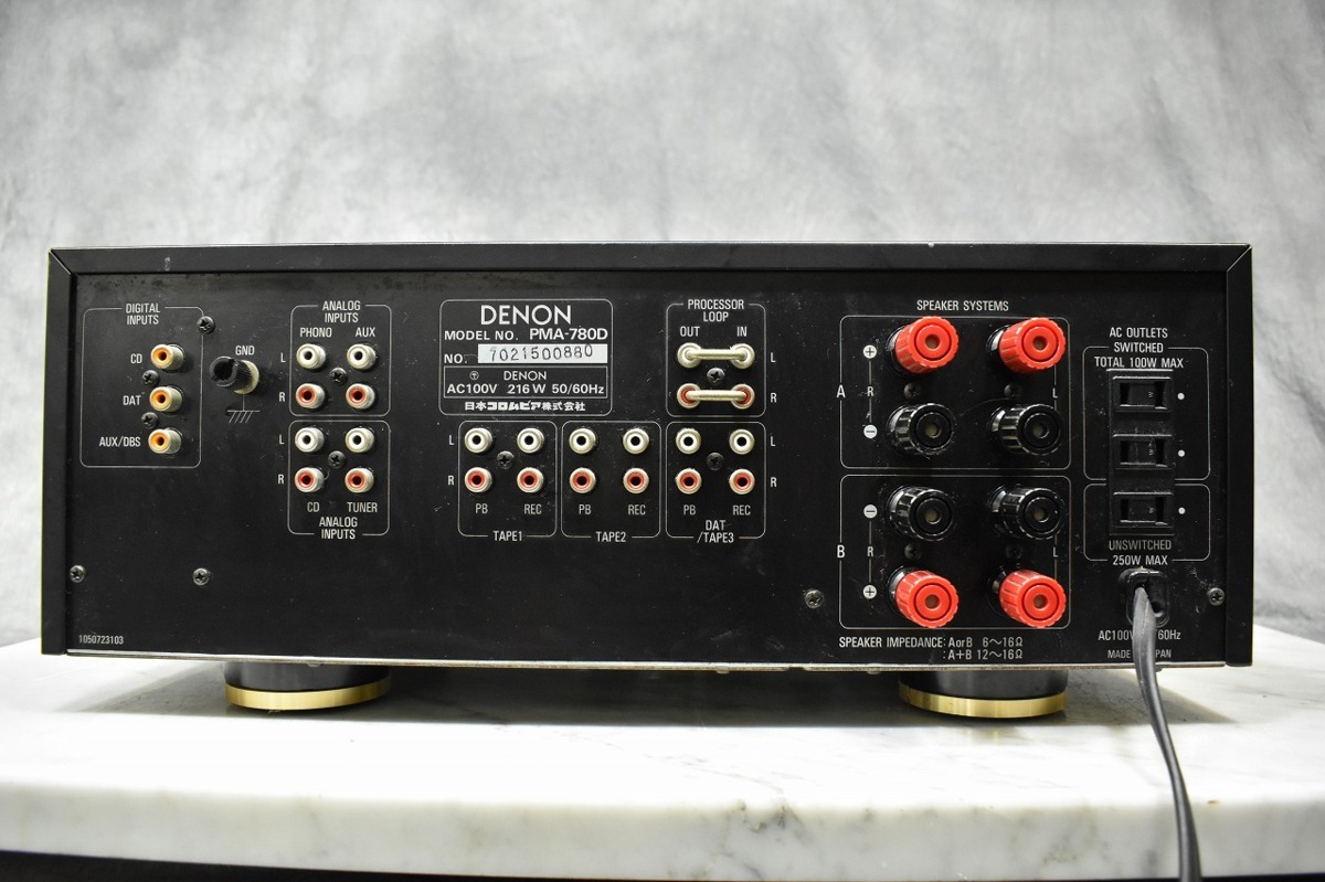 DENON/デノン プリメインアンプ PMA-780D【ジャンク品