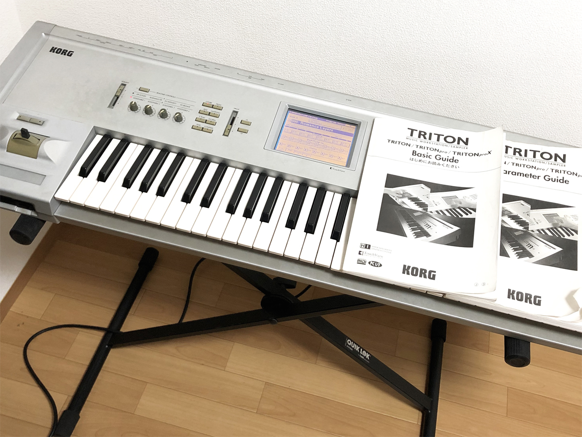 KORG TRITON pro シンセサイザー コルグ キーボード 0804 KORG TRITON シンセサイザー キーボード コルグ トライトン KORG