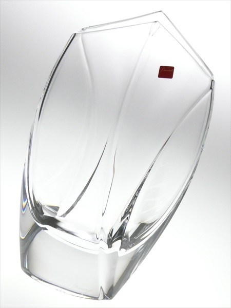 Baccarat バカラ クリスタルガラス 未使用 リゴットRRigot 花瓶