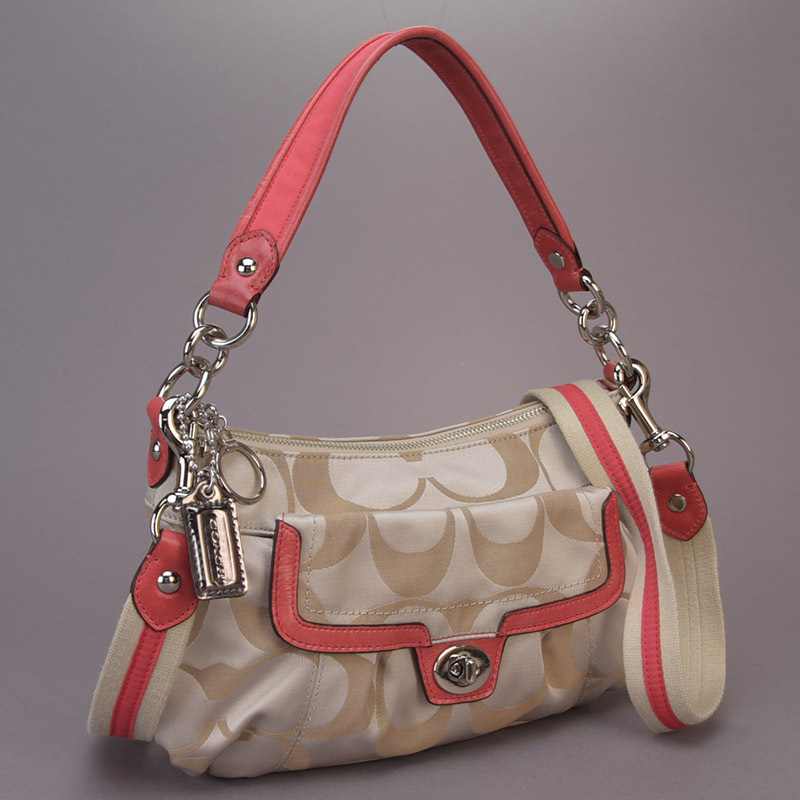 1円 未使用 極美品 COACH コーチ ポピー ショルダーバッグ 