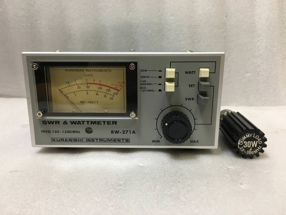 クラニシ RW-271A Yahoo!オークション SWR計 SWR RW-271W SWR＆パワー