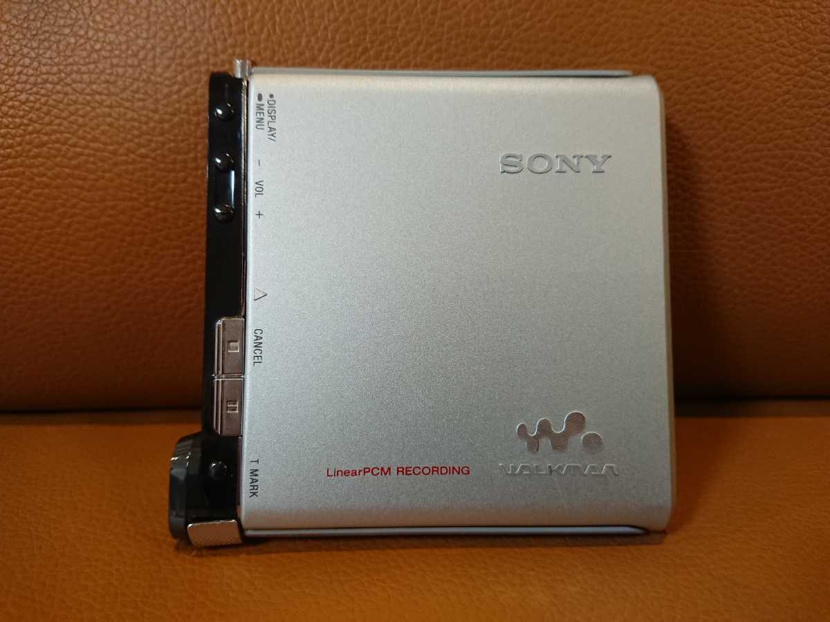 □ SONY MZ-RH1 MDLP対応 ポータブルMDレコーダー シルバー WALKMAN HI