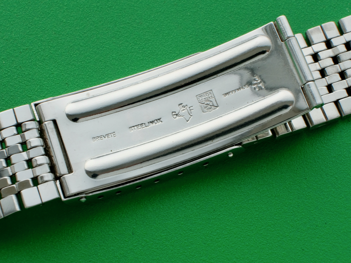 UNIVERSAL GENEVE ステンレスベルト 18mm ゲイフレアー UNIVERSAL GENEVE ステンレスベルト 18mm ゲイフレアー - メルカリ