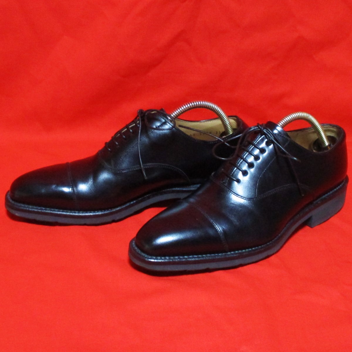 REGAL☆美品☆内羽根ストレートチップシューズ 軽量&快適 黒 表記23.5
