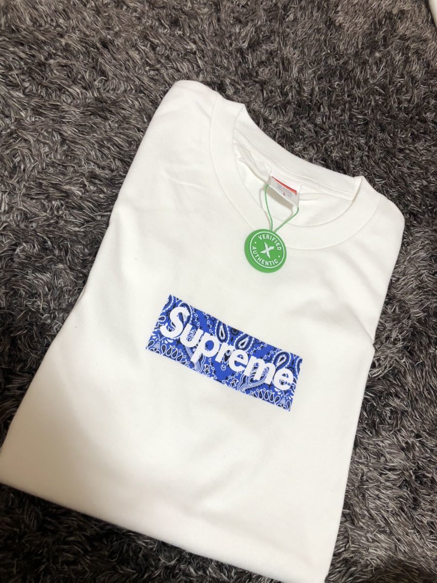 Bandana Box Supreme Logo Tee - Red Shirt | FW19 T-shirt Paisley