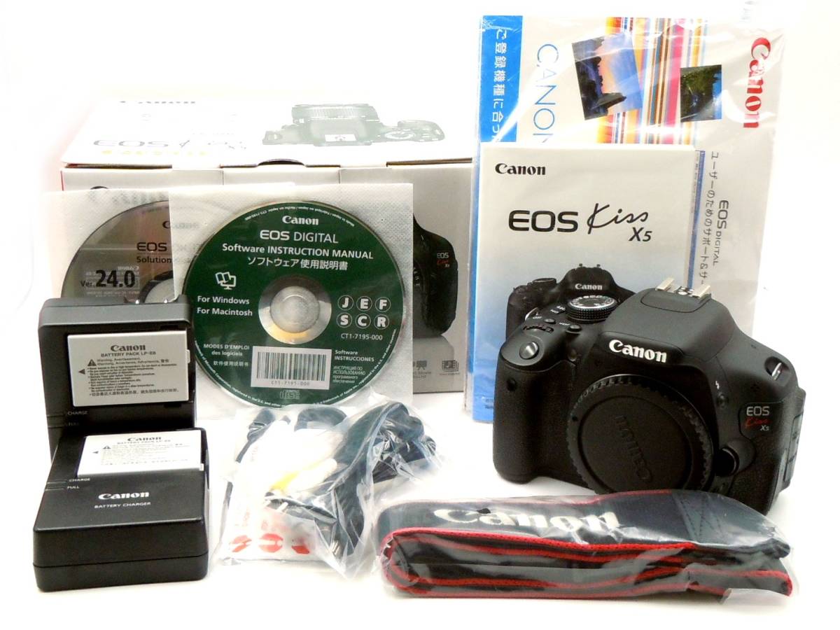apc064○100円～ジャンク【Canon/キャノン】EOS Kiss X5 カメラ本体