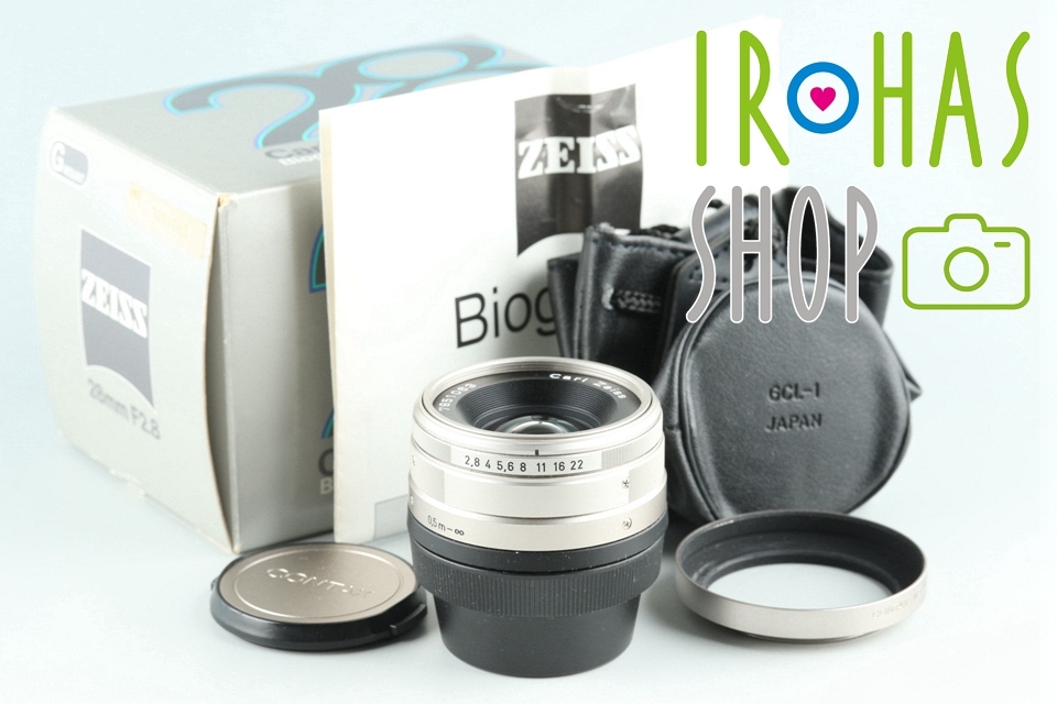 Contax Carl Zeiss Biogon T* 28mm F/2.8 Lens for G1/G2 With Box Contax Carl Zeiss Biogon T* 28mm F/2.8 Lens for G1/G2 With Box