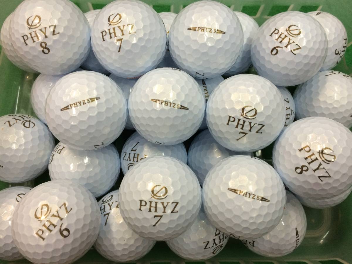 新作入荷，定番人気 特 A級 新2019年モデル ブリヂストン PHYZ パールホワイト 30個 ロストボール(30個～)｜売買されたオークション情報、yahooの商品情報をアーカイブ公開 - オークファン ボール