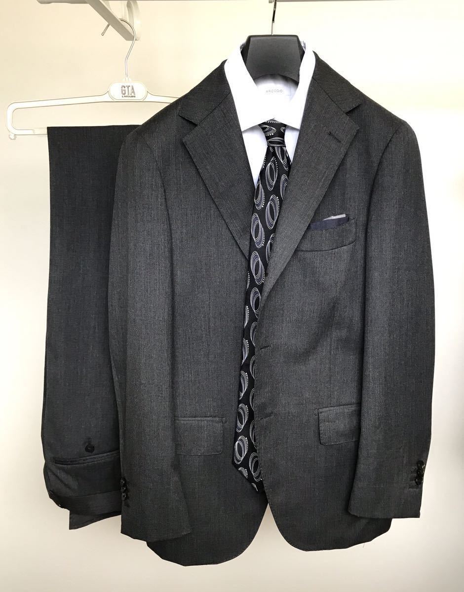 着用3回 今春購入 スーツカンパニー 165cm 6D 44サイズ程度 CANONICO 