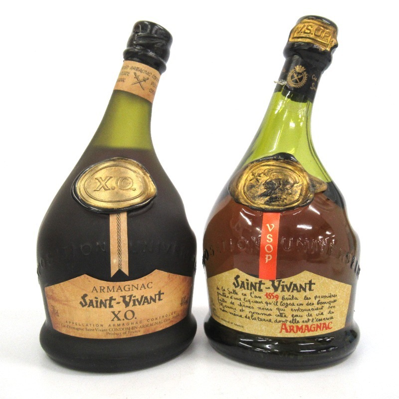 品質保証，最新作 サンヴィヴァン VSOP XO 2本セット 700ml 箱なし(アルマニャック)｜売買されたオークション情報、yahooの商品情報をアーカイブ公開 - オークファン アルマニャック