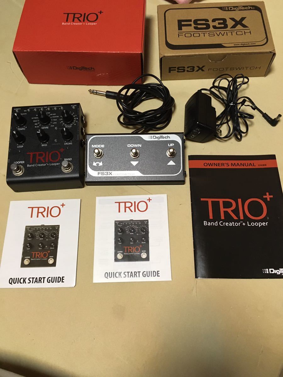 FS付】 Digitech TRIO+ ルーパー 機能付 バンドアンサンブル