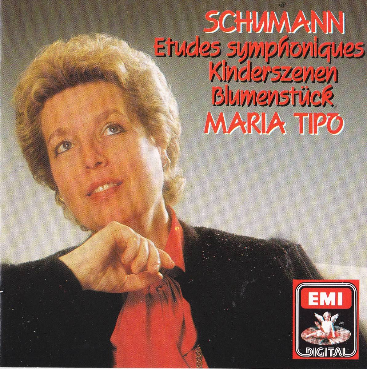 廃盤超希少 初期仏盤 マリア・ティーポ シューマン 子供の情景 Op.15 花の曲 Op.19 交響的練習曲 op.13