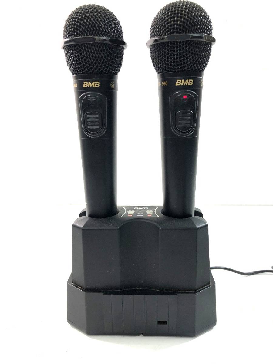 BMB ワイヤレスマイクレシーバー WT-8600 マイク⁄充電スタンドセット
