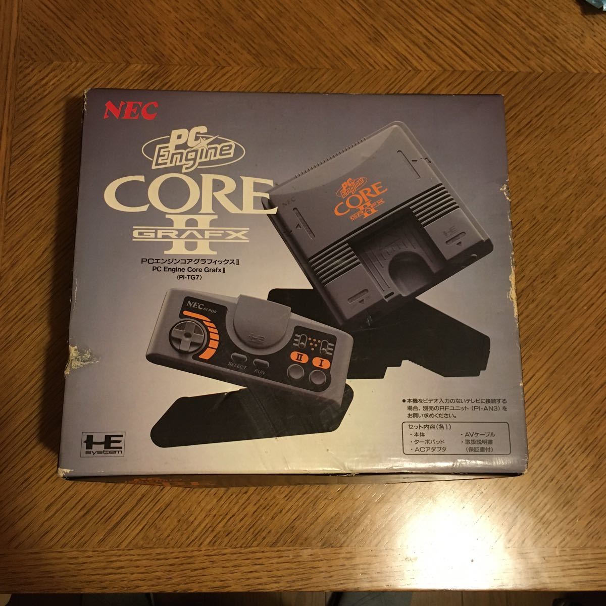 NEC PC Engine CORE GRAFX Ⅱ PCエンジン コアグラフィックスⅡ PI-TG7