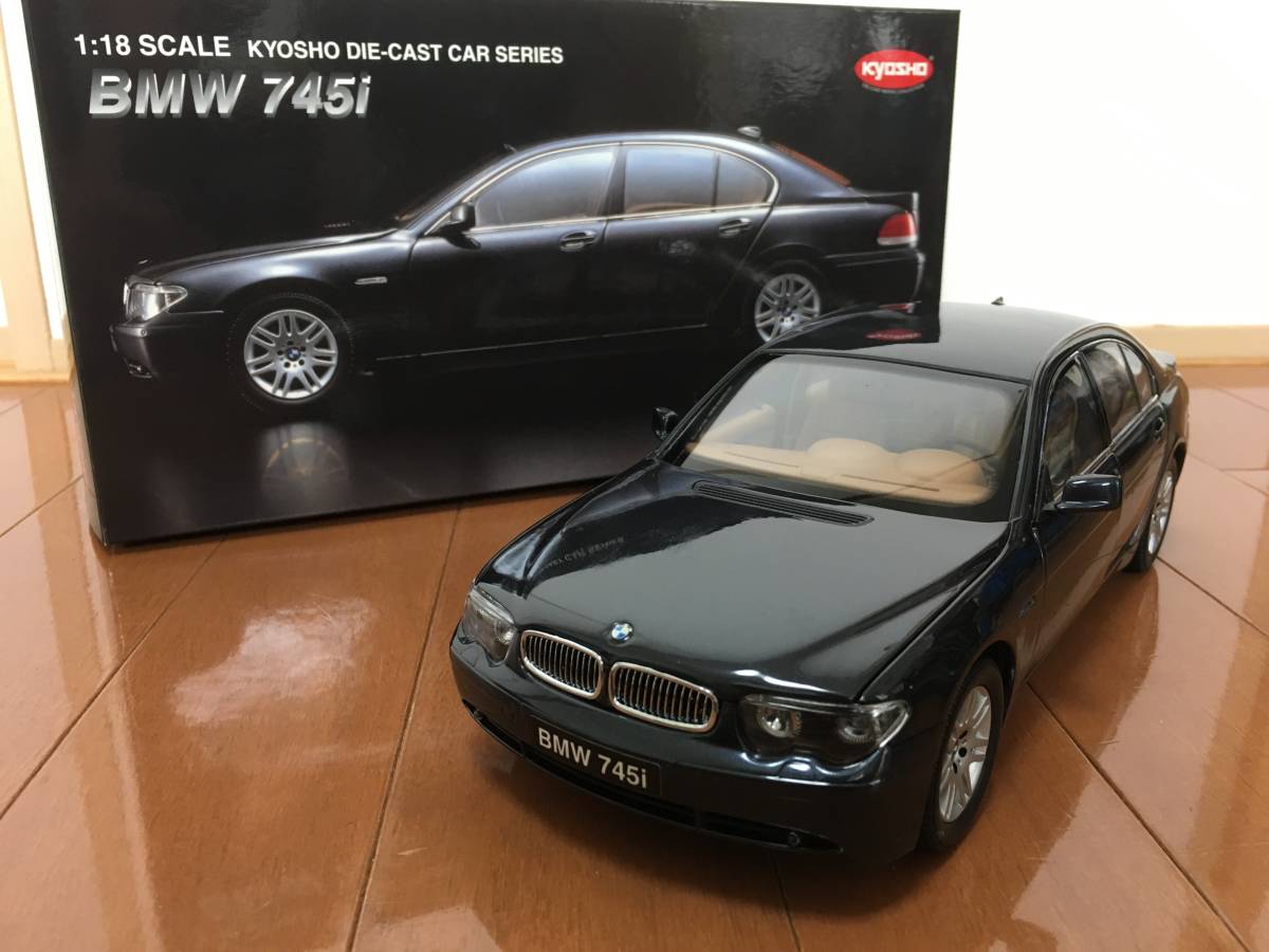販売買付 絶版 未使用 1/18 ミニカー BMW 745i 7シリーズ ブラック 京