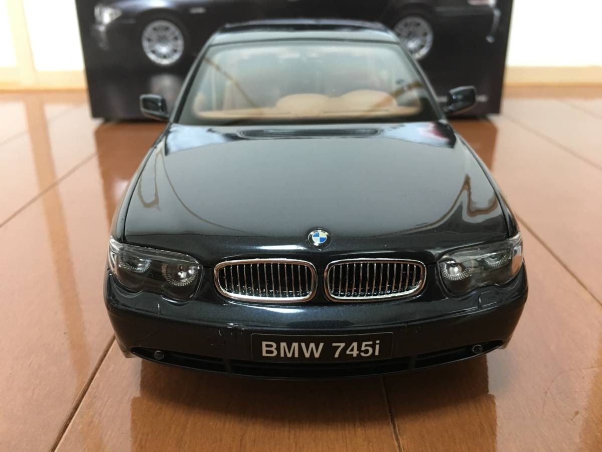 販売買付 絶版 未使用 1/18 ミニカー BMW 745i 7シリーズ ブラック 京