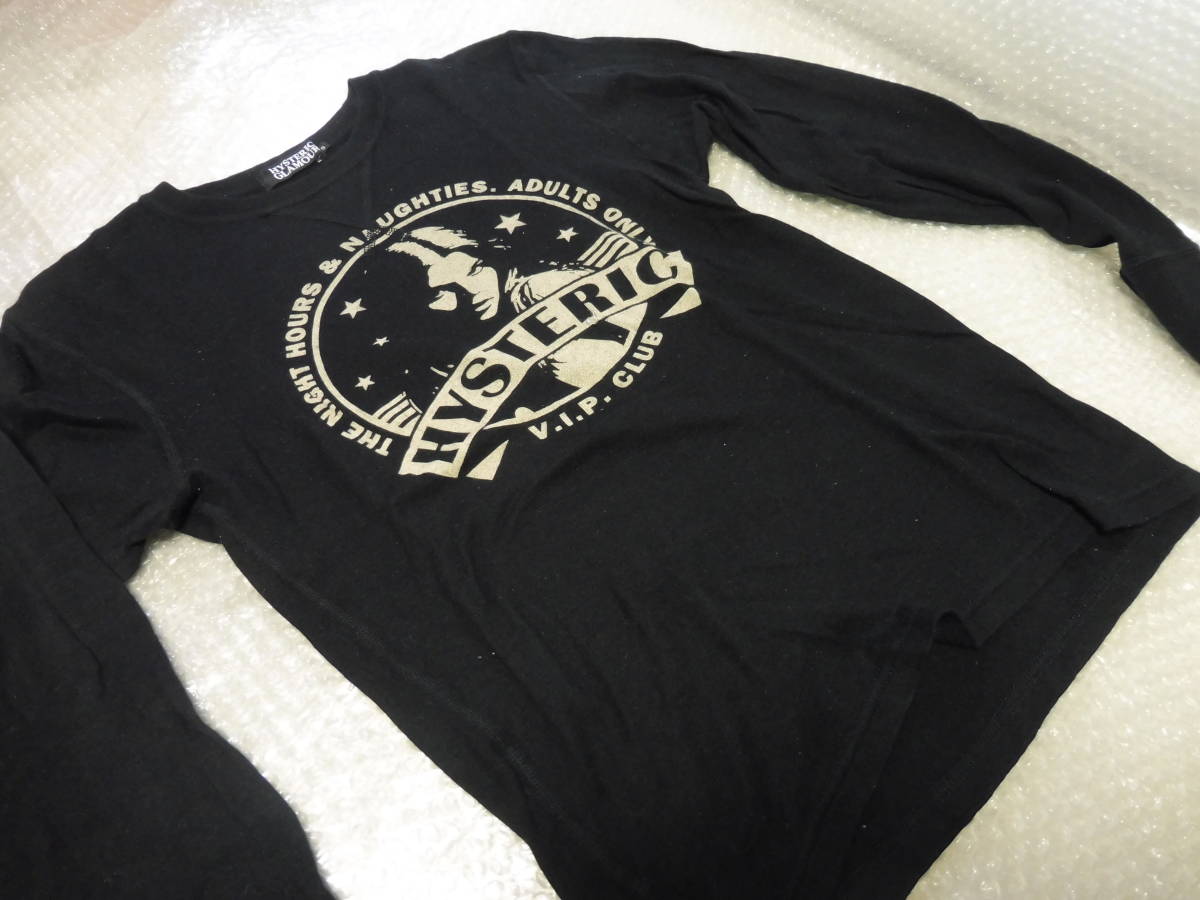 ヒステリックグラマー　ガールプリント長袖Tシャツ HYSTERIC GLAMOUR ヒステリックグラマー ガールプリント 長袖Tシャツ