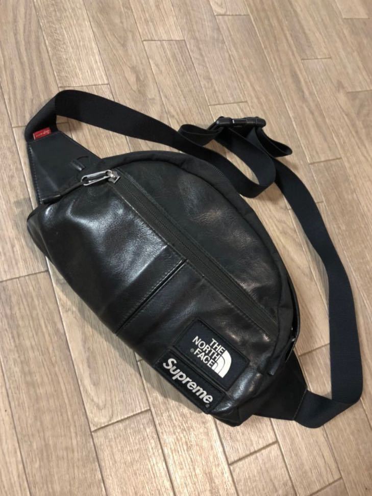 Supreme×THE NORTH FACE Leather Roo2 Lumbar Pack レザーウエスト