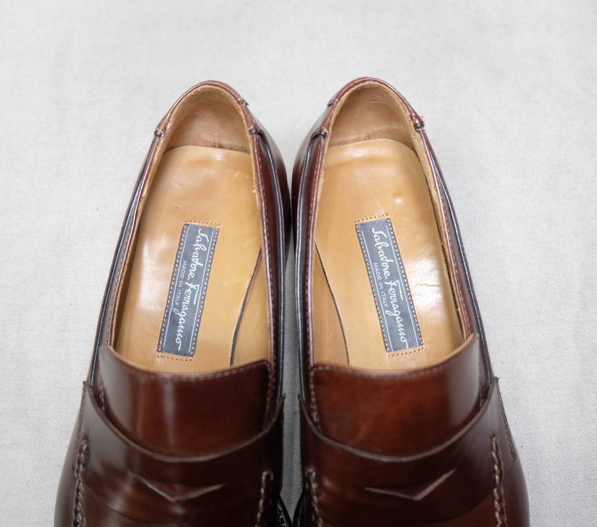 着用少Salvatore Ferragamo TRAMEZZA サルヴェトーレフェラガモ 