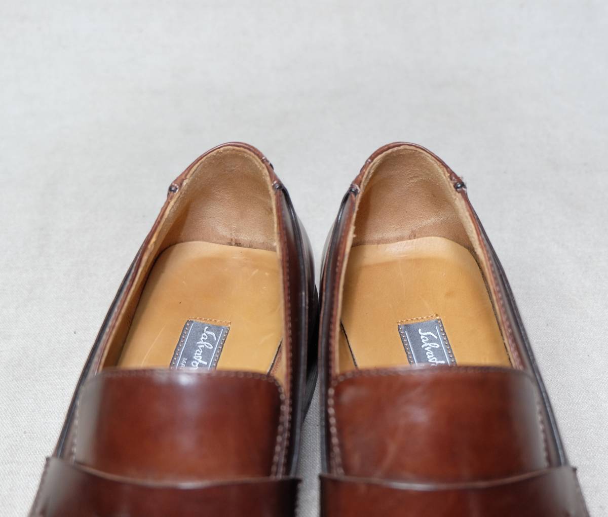 着用少Salvatore Ferragamo TRAMEZZA サルヴェトーレフェラガモ 