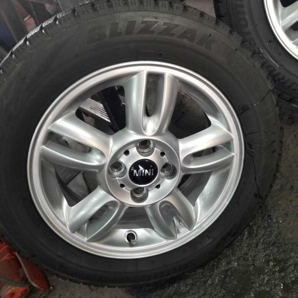 BMWミニクーパー175/65R15純正4本ホイールタイヤセット売り切り美品