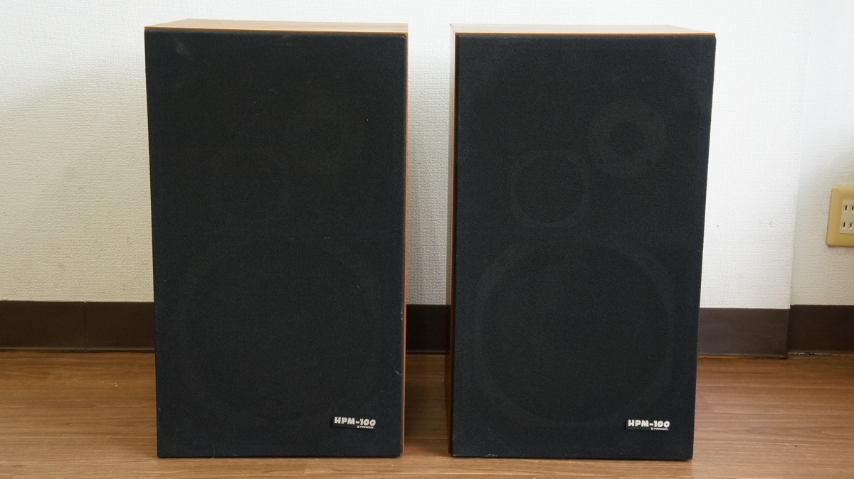 x30 PIONEER HPM-100 パイオニア 4ウェイ スピーカー ペア 一部音出し 