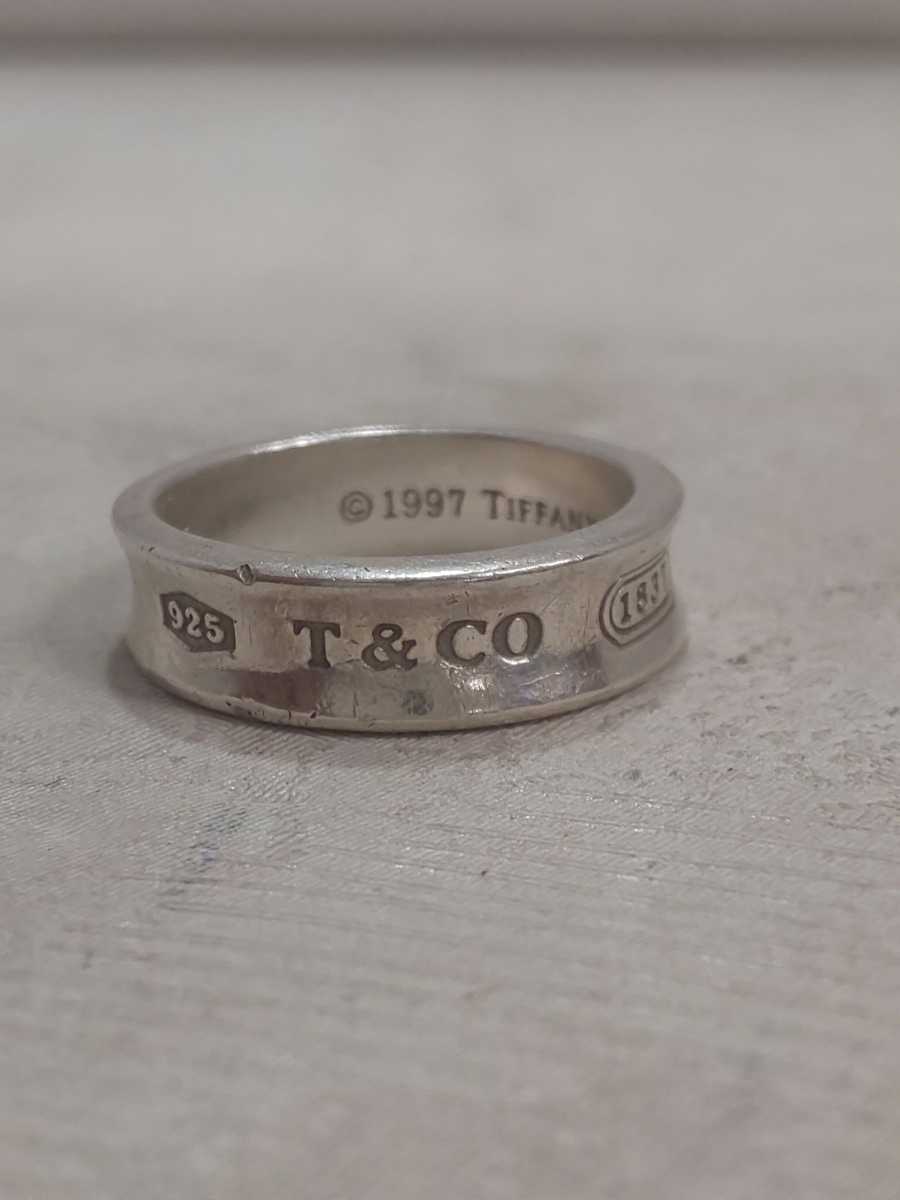 ナローリング ティファニー SV925 0 指輪 シルバー TIFFANY＆Co ⁄ 1837