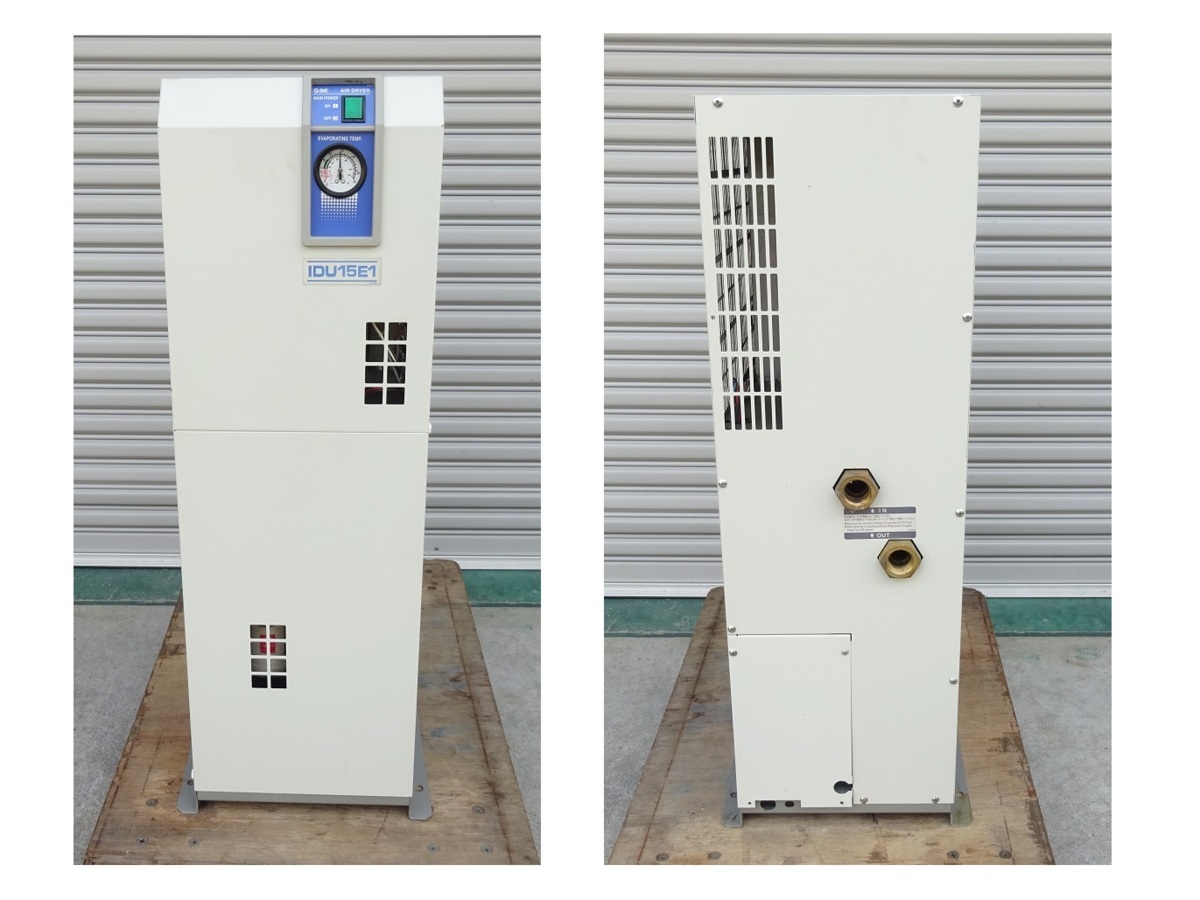 冷凍式エアドライヤ 使用冷媒 株式会社 ｜SMC WEBカタログ | IDU15E1-20 R134a（HFC）高温入気 高温入気 R134a（HFC）高温入 IDFシリーズ 通販モノタロウ SMC IDF15E IDU3E-15E1 IDU15E1-20-K