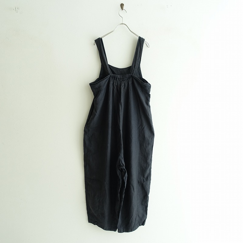 美品　nest robe ネストローブ タックサロペット オーバーオール　リネン □ネストローブ nest Robe *リネンタックサロペット*Fオーバーオール麻