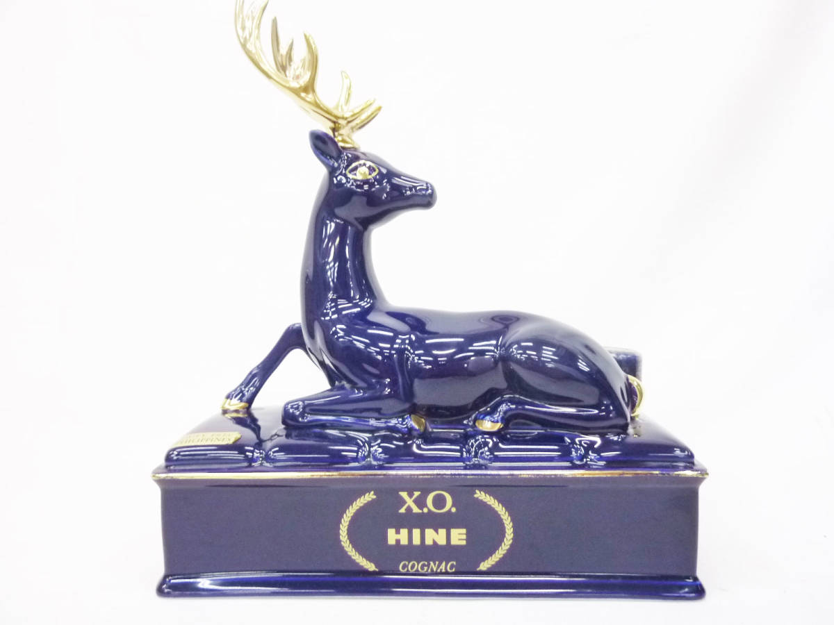 XO ハイン 鹿 HINE 700ml コニャック 未開栓 お酒の通販 青陶器ボトル 箱