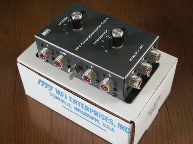 MFJ-1700C 同軸切替器 6台の無線機と6本のアンテナを切替 ☆しん 関連