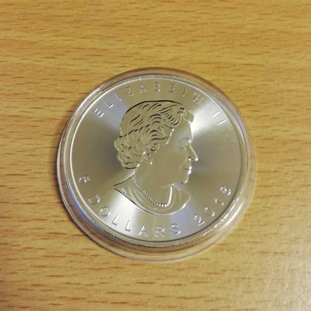 2018年 1オンス カナダ 銀貨 メイプルリーフ 純銀99.99% メイプル 