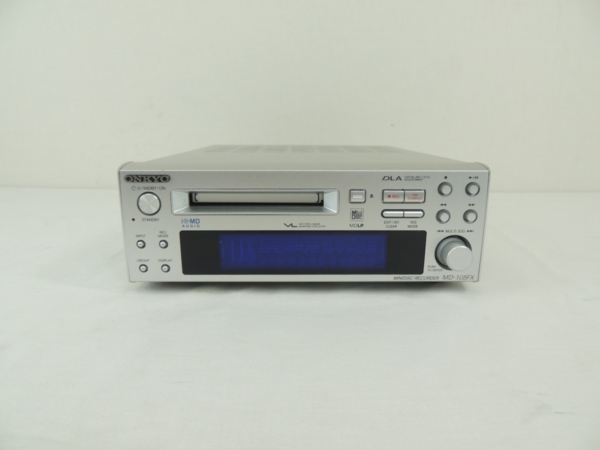 オンキョー Onkyo Md 105fx Mdレコーダー 現状販売 Mdデッキ 一般 売買されたオークション情報 Yahooの商品情報をアーカイブ公開 オークファン Aucfan Com