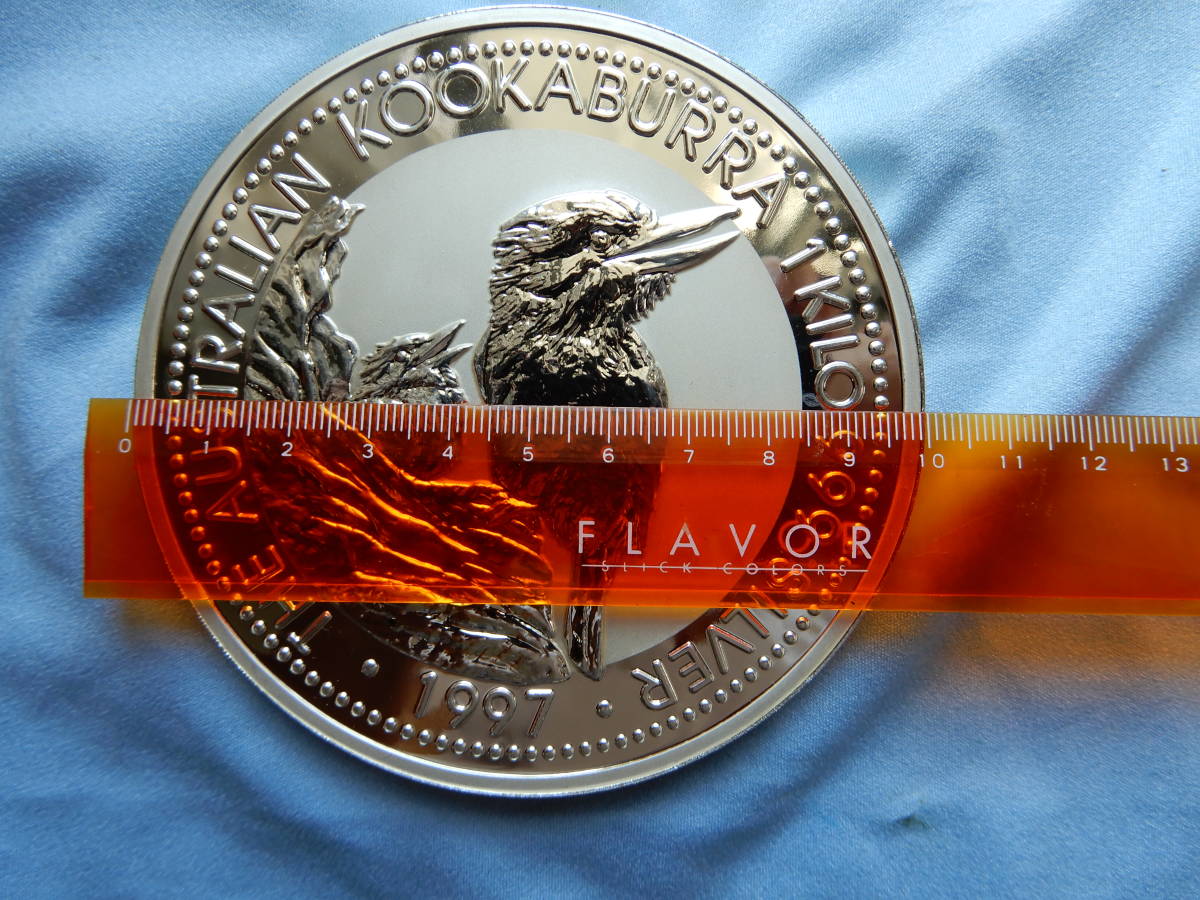 オーストラリア 30ドル銀貨（1Kg・カワセミ） 1997年 オーストラリア