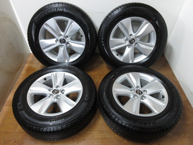 ハリアー60純正ミシュランタイヤセット　225/65R17 送料無料・税込み】 60 ハリアー純正 17in7J+39 5穴PCD114.3