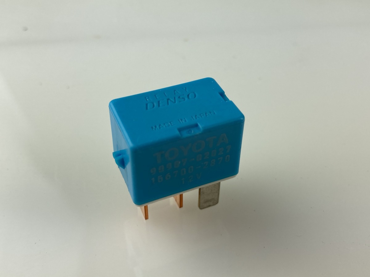 thumbnail image 2 of Toyota/Lexus 4-Pin Blue A/C Cooling Fan Relay – Denso 90987-02027 / 156700-2870 2 of 6