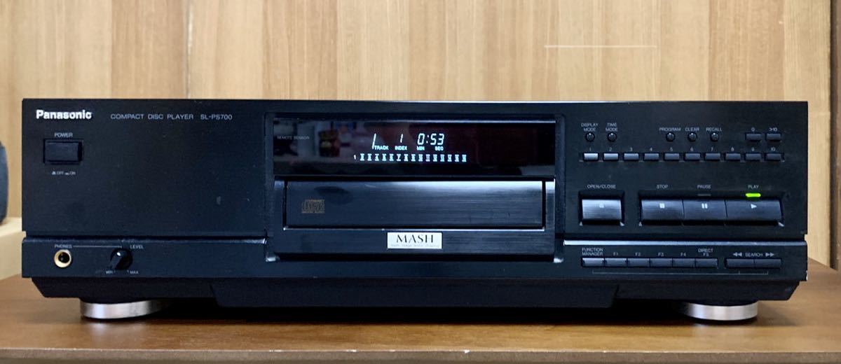 ☆ Panasonic SL-PS700 CDプレーヤー 完動品！代替リモコンあり SL