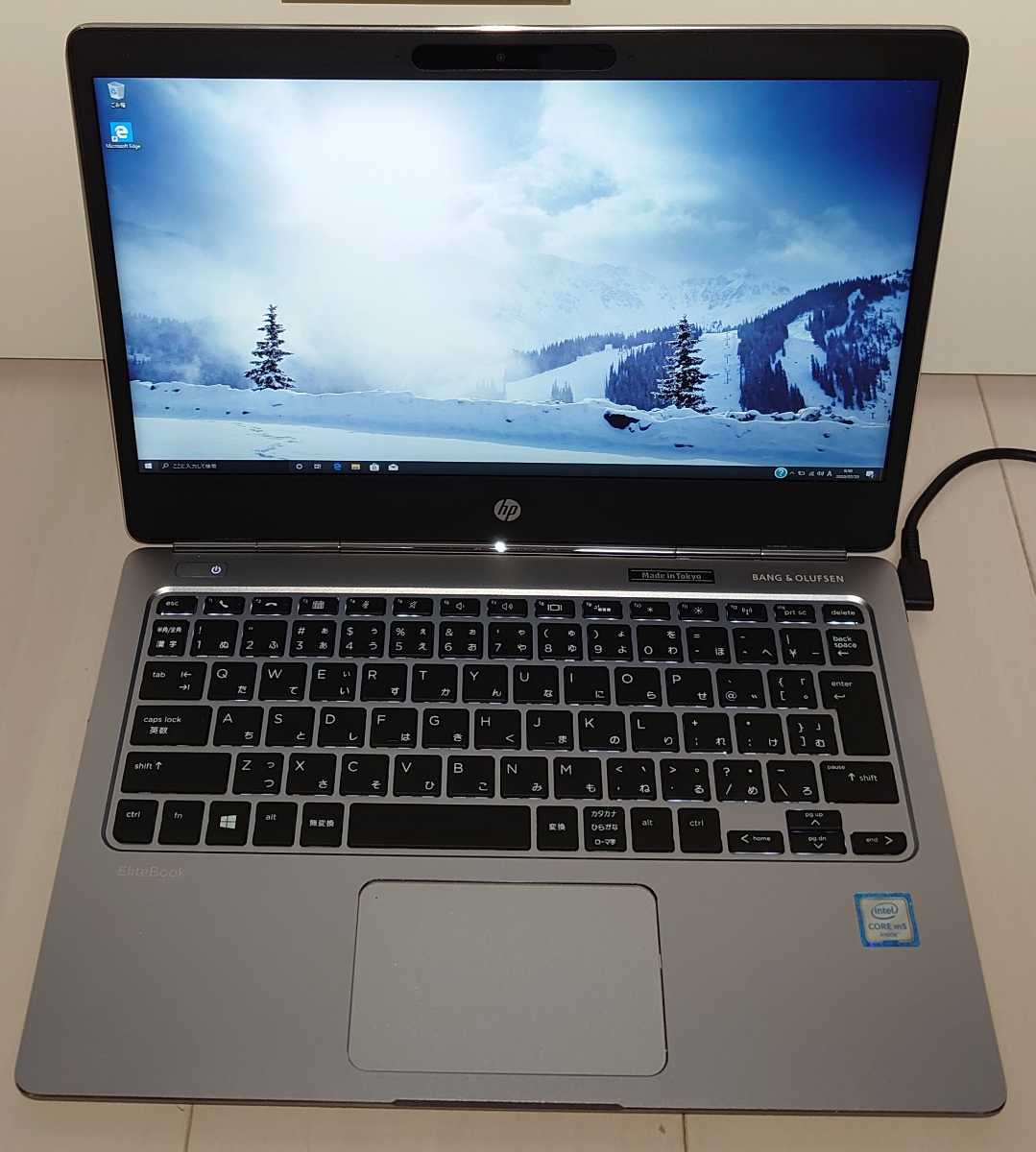 バッテリ欠品◇hp Elitebook Folio G1 Core m5-6Y54/メモリ8GB