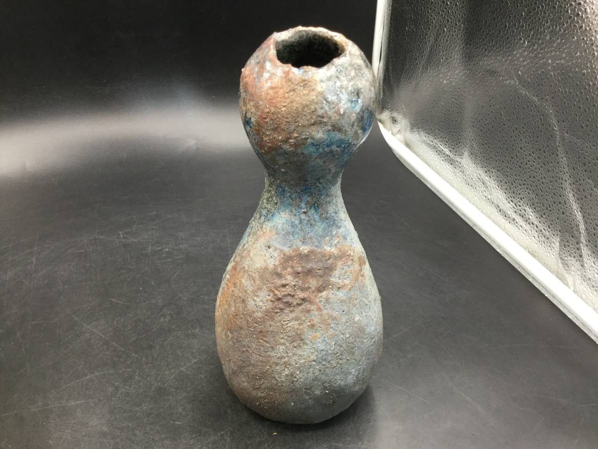 Yahoo!オークション の落札相場 (工芸品) 「開発文七」陶芸 共箱 籠 大耳